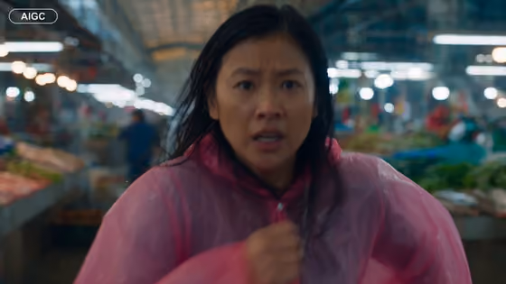 Flooded Market Rescue Action Scene