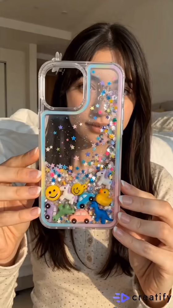Glitter Phone Case Satisfying Review