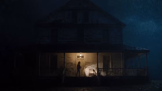 Abandoned House Stormy Night Horror