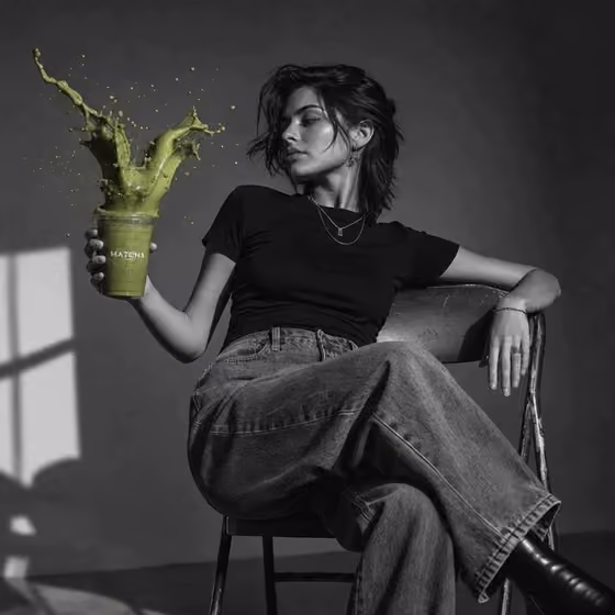 Frozen Matcha Splash Fashion Film