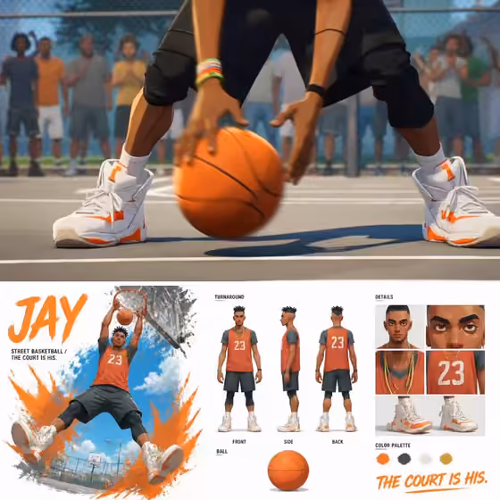 Street Basketball Character Bible