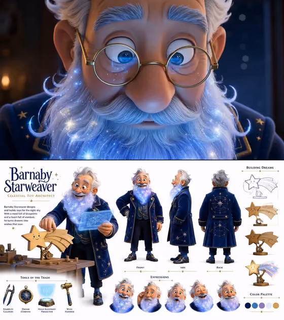 Celestial Toy Architect Character Sheet