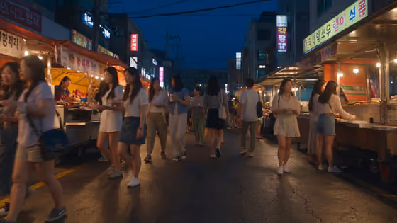 Korean Night Market Tasting Walk