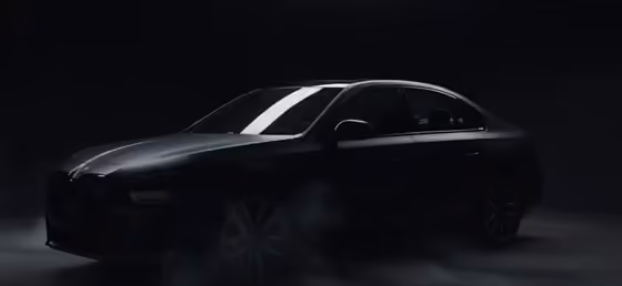 Matte Black Luxury Sedan Cinematic Ad