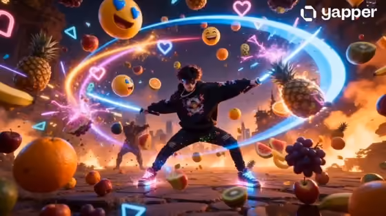 Gen-Z Fruit Ninja Chaos Video