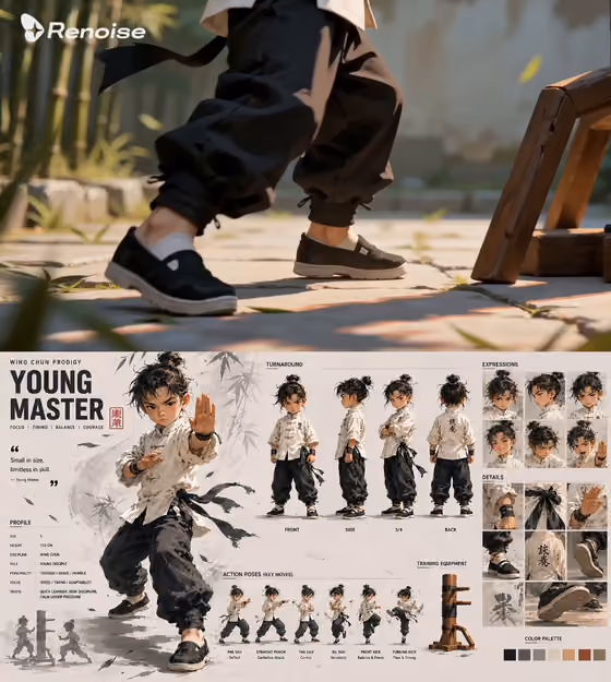 Young Master Wing Chun Prodigy Sheet