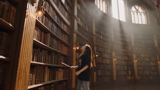 Witch Library Book Summon Comedy