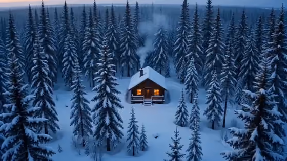 Cozy Winter Cabin Retreat