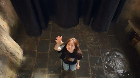 Stubborn Cloak in Witch's Laundry Room