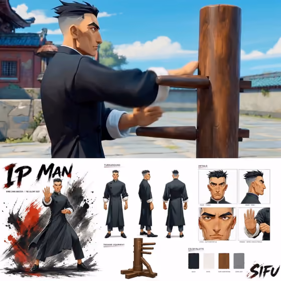 Wing Chun Master Character Bible Sheet