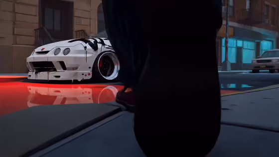 Neon Drift Integra Street Race