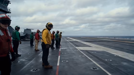 Fighter Emergency Carrier Landing