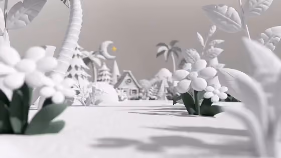 Claymation Cat Transforms Gray World to Paradise