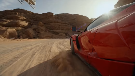 Desert Canyon Supercar Drift Pursuit