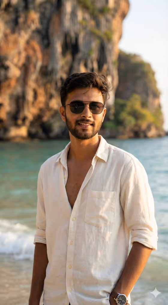 Beach Editorial Portrait