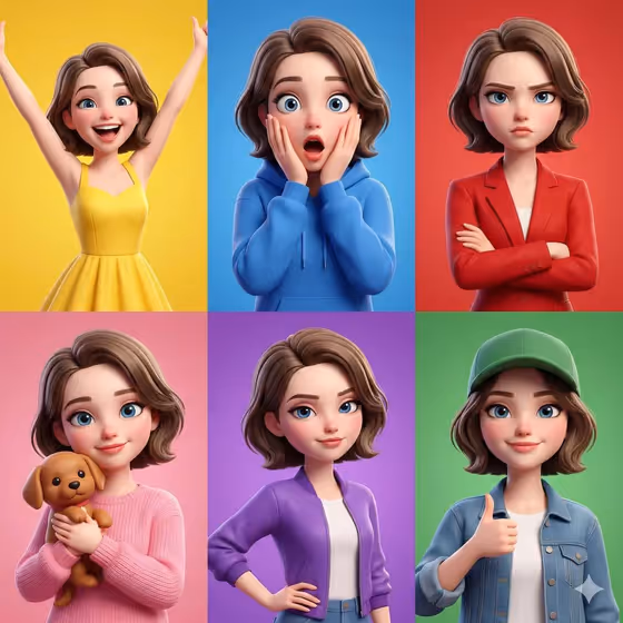 Expression Grid template result
