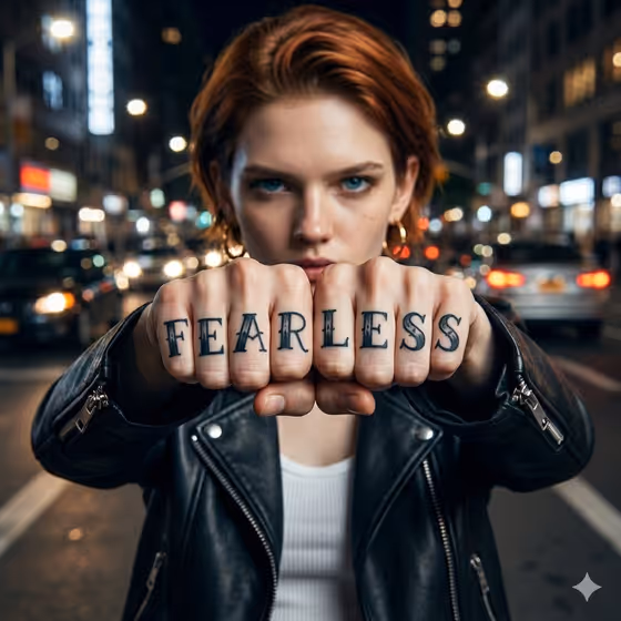 Knuckle Tattoo Portrait template result