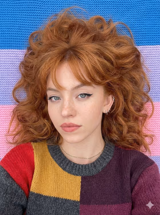 Cozy Knitwear Portrait