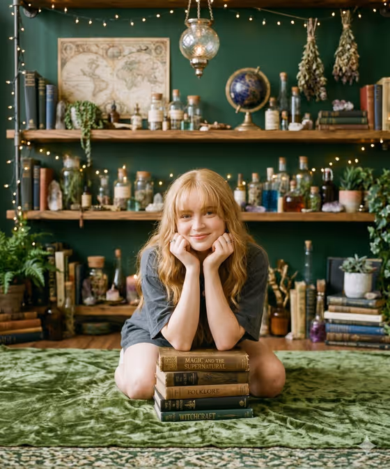 Mystic Book Portrait