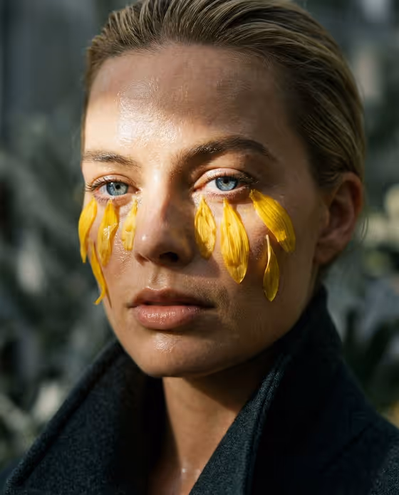 Botanical Tear Portrait