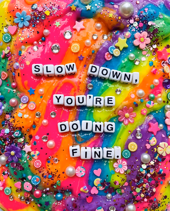 Slime Message Collage