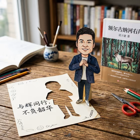 Paper-Cut Figure template result