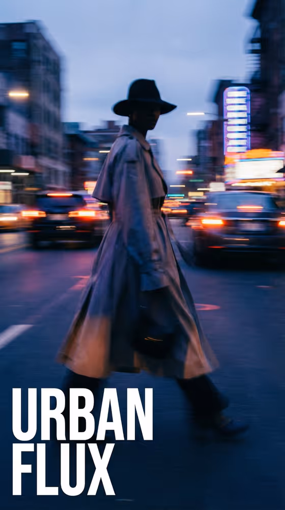 Motion Blur Portrait template result