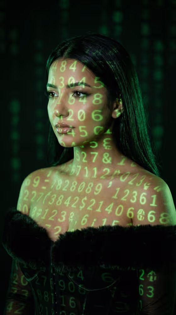 Projected Code Portrait