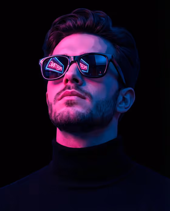 Cyber-Noir Portrait