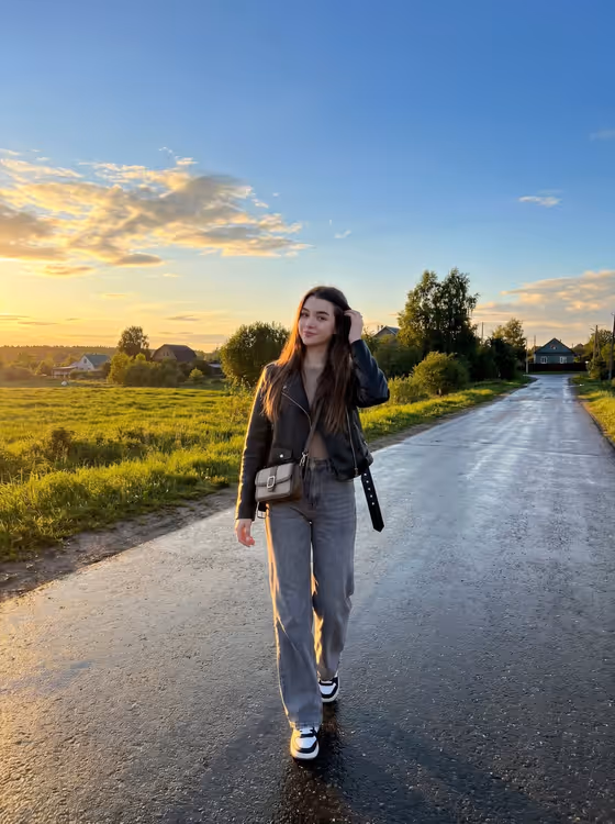 Golden Hour Walk template result
