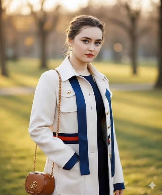 Luxury Trench Portrait template result