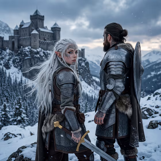Elven Warrior Couple