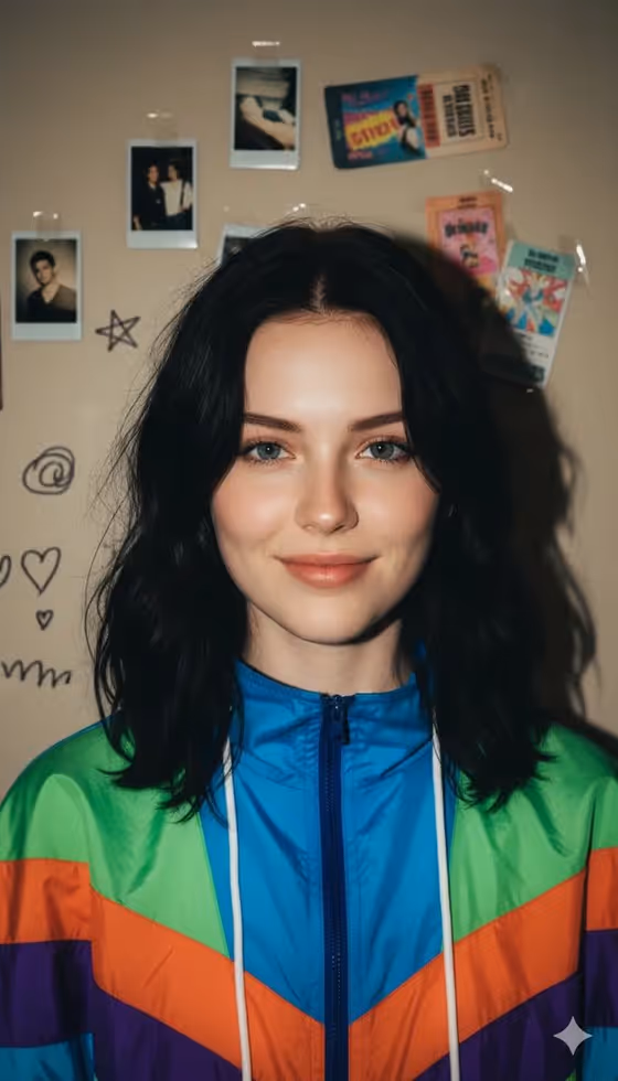 Retro Flash Portrait