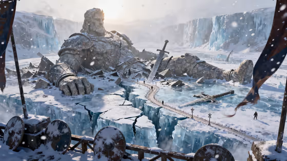 Frozen Titan Valley