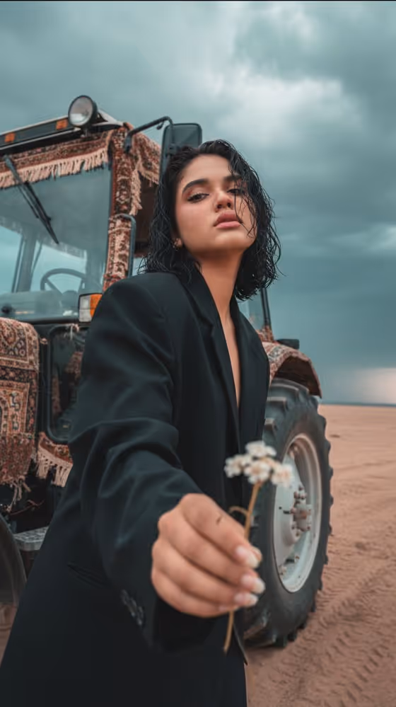 Cinematic Tractor Portrait