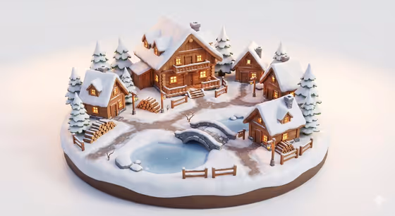 Mini Alpine Village