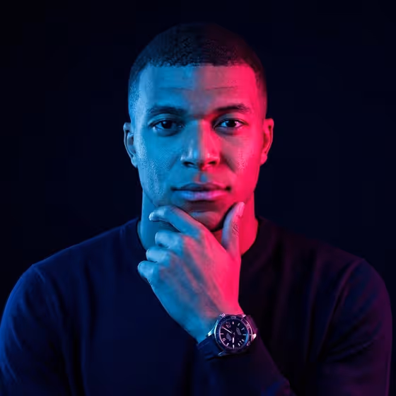 Neon Split Portrait template result