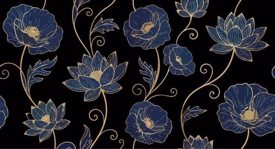 Gilded Floral Pattern