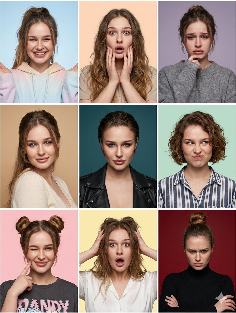 Mood Grid Portrait