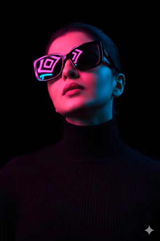Cyberpunk Neon Portrait