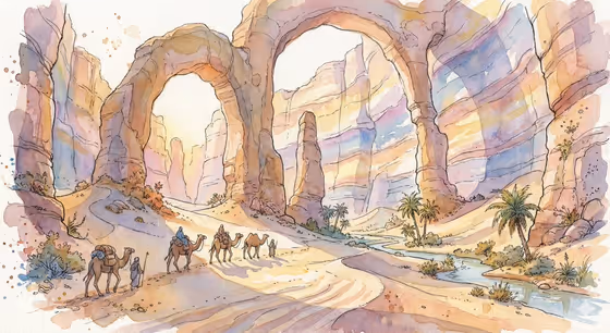 Watercolor Canyon Quest