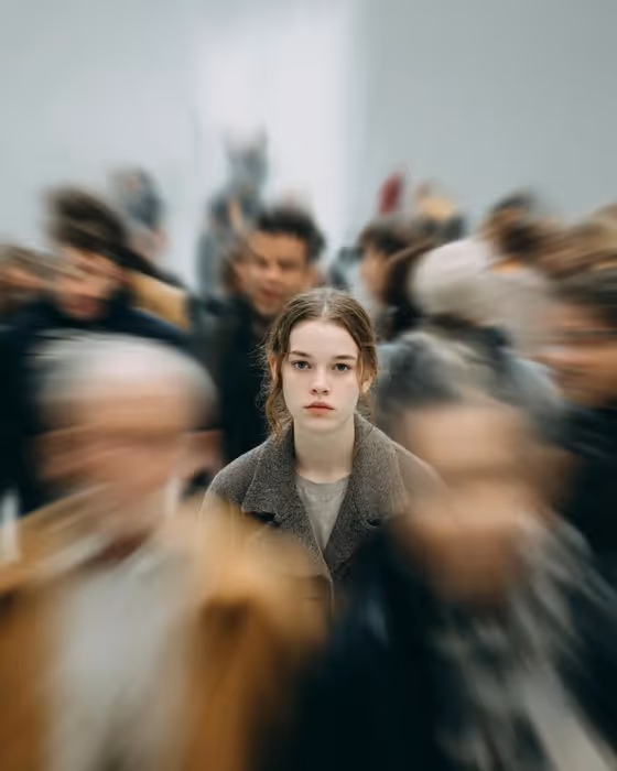Motion Blur Portrait template result