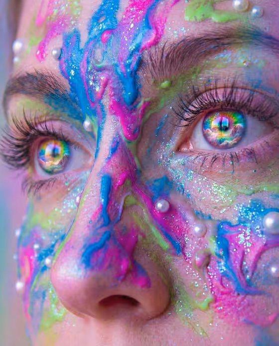 Psychedelic Eye Portrait template result