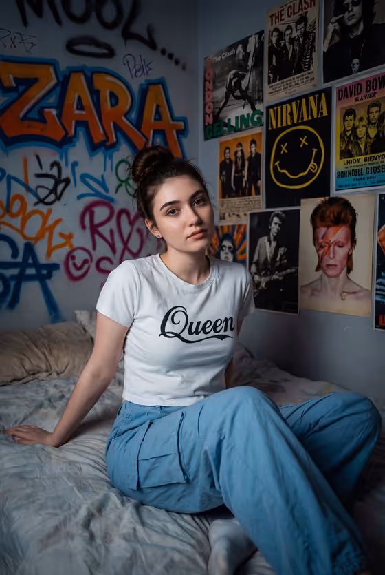 Graffiti Bed Portrait