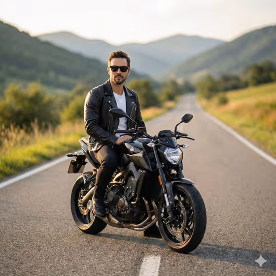 Motorbike Lifestyle Portrait