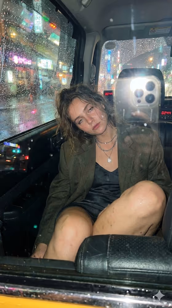 Taxi Flash Portrait