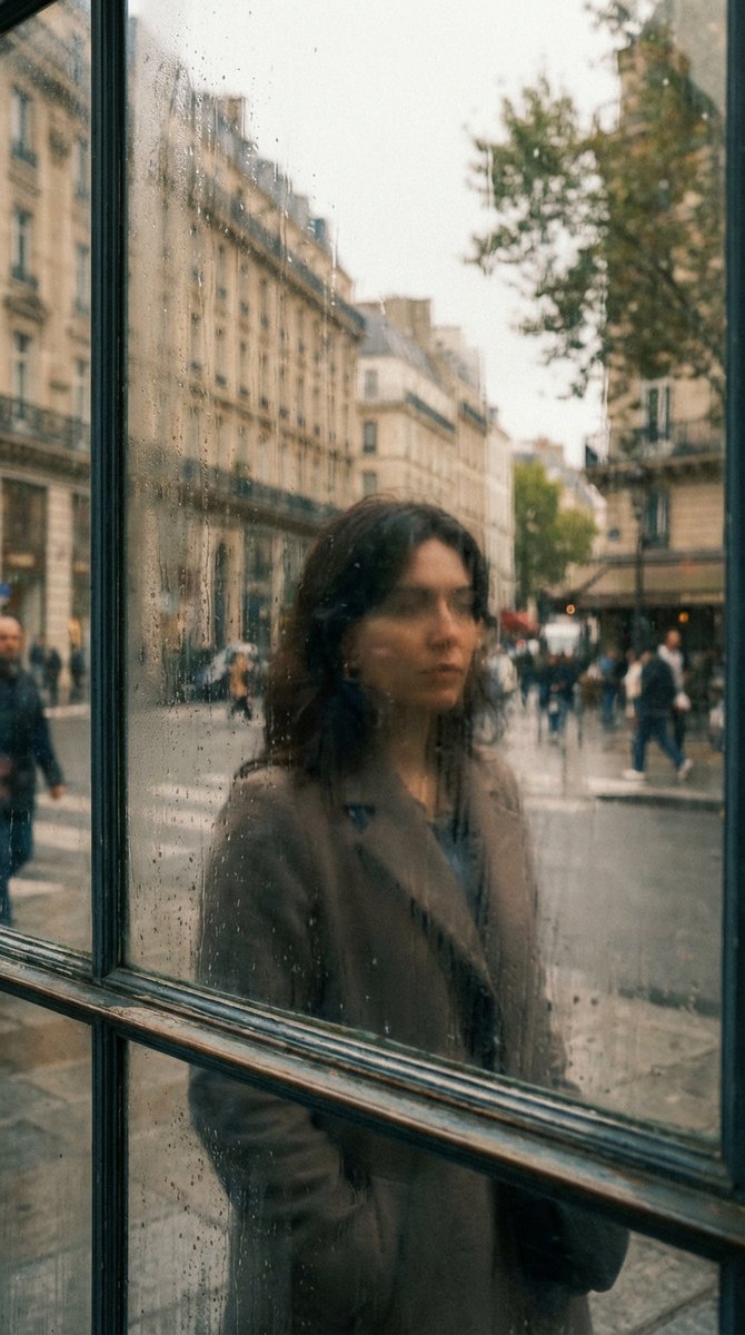 Layered Glass Portrait