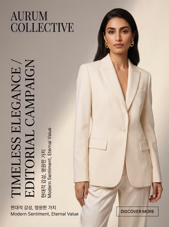 Quiet Luxury Editorial template result