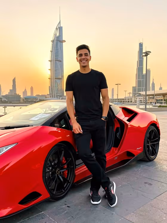 Dubai Supercar Portrait