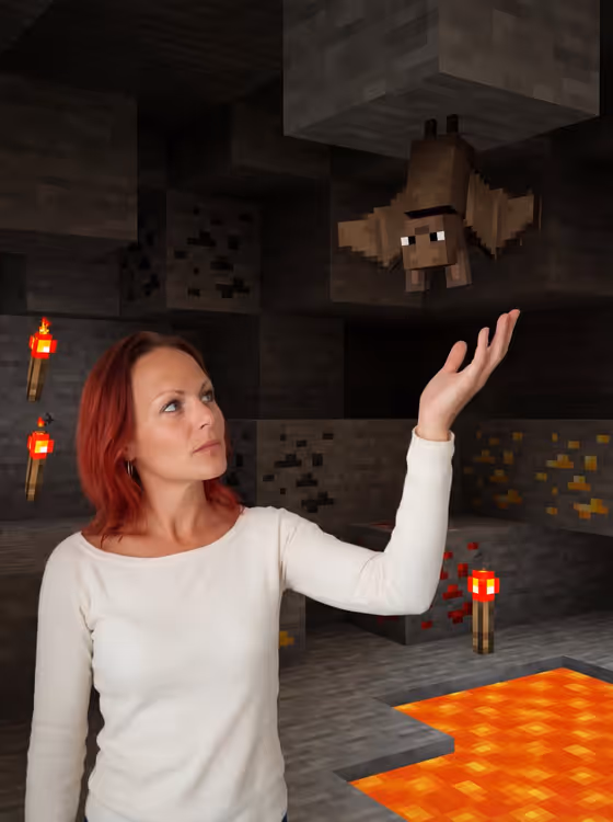 Minecraft Cave Portrait